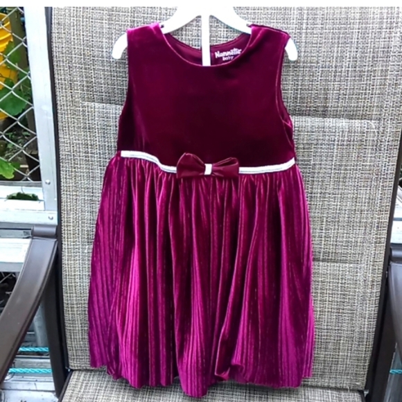 NANNETTE BABY TODDLER GIRL DRESS SIZE 3T+DIAPER COVER - Picture 13 of 13